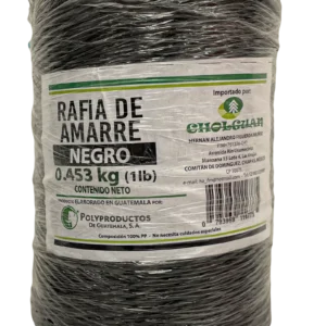 Rafia (pita) Amarre Color negro Dn 6400 (0.7) 0.454 kg