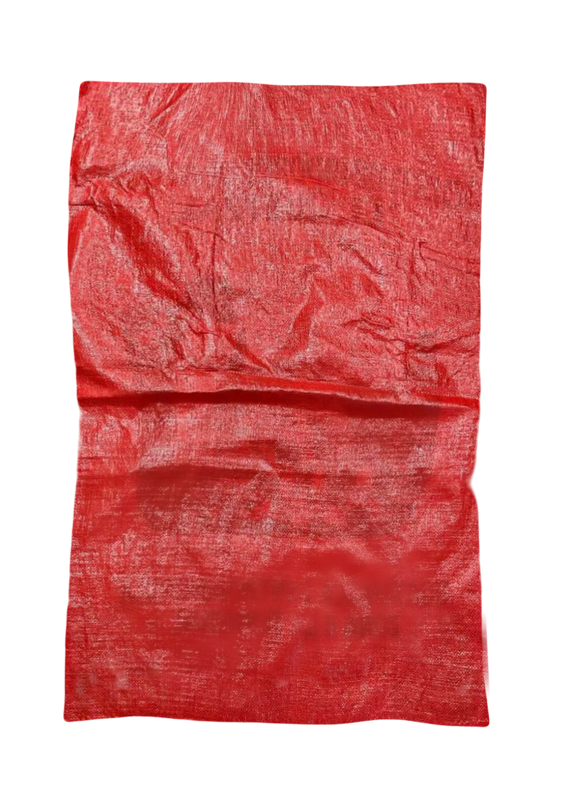 Saco de polipropileno de 28"x44" de 110 gr/por saco, con costura en la boca, color buff y rojo - Image 3