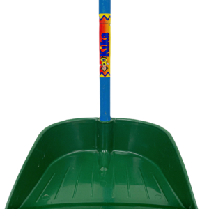 RECOGEDOR CON RUBBER LIP + PALO DE MADERA 82 CM, COLGADOR PLASTICO, BANDA DE HULE PLASTICO. CAJA CON 48 UNIDADES